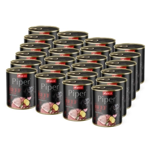 DOLINA NOTECI Piper pour chiens avec foie de bœuf et pommes de terre 24x800g