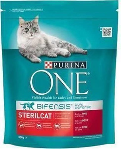 Purina One Cat Sterilcat nourriture avec boeuf 1.5kg x2