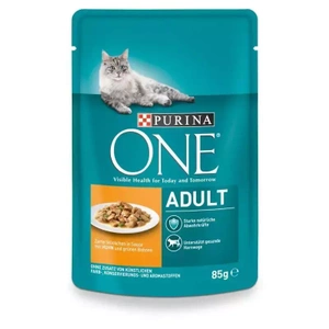 Purina One Cat Adult avec poulet et haricots verts 85g x10