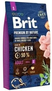 Brit Premium By Nature Adult S avec Poulet 8kg x2