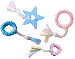 Jouet de dentition en caoutchouc pour chien, 22 cm