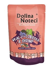 Dolina Noteci Superfood Veau au homard et aux crevettes 85g