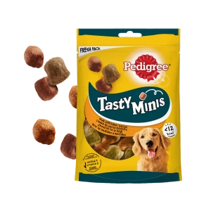 Pedigree Tasty Bites Chewy Cubes Friandise pour chiens avec poulet et canard 130g