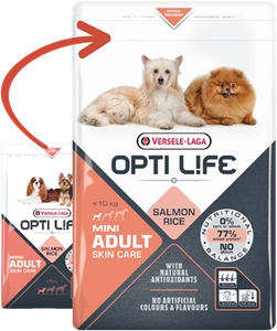 Versele-Laga Opti Life Adult Skin Care Mini au saumon 7.5kg