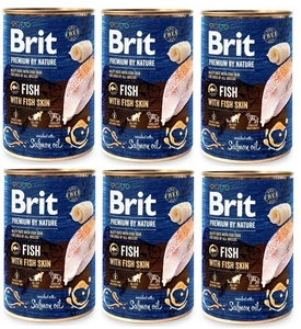 Brit Premium by Nature Fish with Fish Skin 6x800g