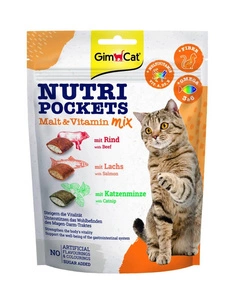 GIMCAT NUTRI POCKETS Malt et Vitamines 150g