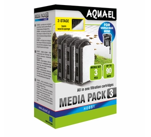 AQUAEL Cartouche filtre éponge FZN Mini Standard 3 pcs.