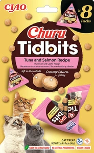 INABA Cat Churu Tidbits - Thon et Saumon 8x12g