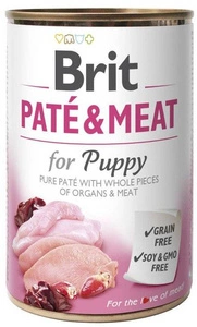 Brit Pate & Meat Puppy Poulet & Dinde 400g x12