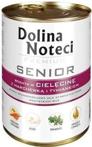 Dolina Noteci Premium Senior Veau aux carottes et au thym 400g