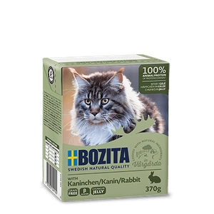 BOZITA Gelée de lapin pour chat 370g x6
