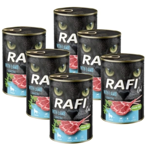 RAFI Cat Adult Stérilisé avec agneau 6x400g