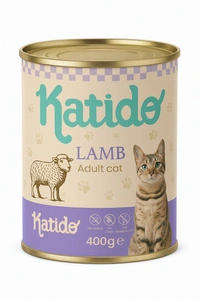 Katido Aliment humide pour chat à l'agneau 400g