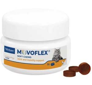 VIRBAC Movoflex croquettes pour les articulations des chats 30 croquettes