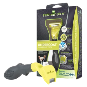 FURMINATOR Outil pour le peignage du sous-poil des chiens de races miniatures à poil court