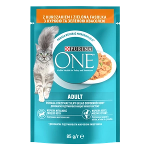 Purina One Cat Adult avec poulet et haricots verts 85g