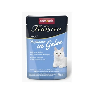 ANIMONDA Vom Feinsten Raffinesse poulet et morue en gelée 85g