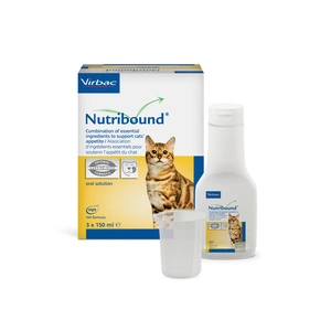VIRBAC Nutribound Solution orale pour chats en convalescence 3x150 ml-nouvelle version