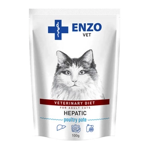 ENZO VET Pâté de volaille hépatique pour chats 100g  x12