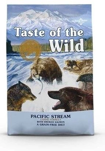 TASTE OF THE WILD Pacific Stream au Saumon Sans Céréales pour chien 12,2kg+Surprise gratuit pour chien