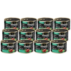 DOLINA NOTECI Super Rafi Cat P&F au foie d'oie et de dinde pour chats stérilisés 12x185g