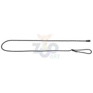 Laisse KERBL GoLeyGo avec adaptateur, noir, 8mm x 140-200cm,S,max.15kg