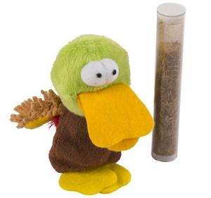 KERBL Canard en peluche pour chat 9cm