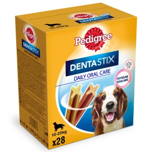 Pedigree DentaStix Traitements dentaires pour chiens de 4 mois et plus 10-25kg 4x180g