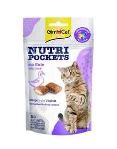 GIMCAT NUTRI POCKETS Friandise de canard 60g