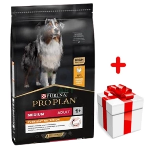 Purina Pro Plan Medium Adult Optibalance, poulet et riz 14kg + Surprise