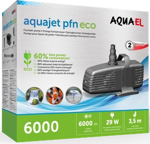 AQUAEL Pompe pour fontaine Pfn Eco 6000
