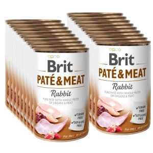 Brit Pate & Meat Au Lapin 18x400g