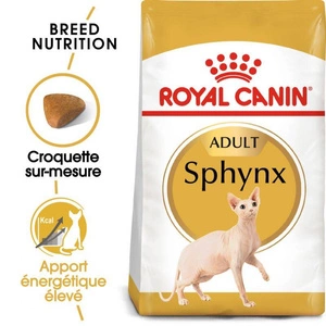 ROYAL CANIN Sphynx Adult 2kg + GIMBORN Gim Cat Paste Anti-Hairball Duo malt avec poulet 50g GRATUIT