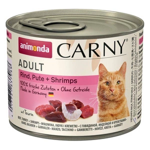 Animonda Chat Carny Adulte bœuf, dinde, crevettes 400g