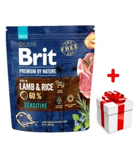 Brit Premium By Nature Sensitive Lamb 1kg+Surprise