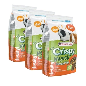 Versele-Laga Crispy Muesli - cochons d'Inde 3x1kg