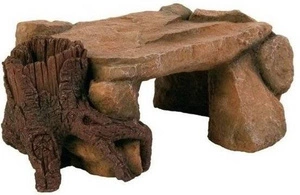 Trixie Décoration Roche avec tronc d'arbre 25x17x10cm