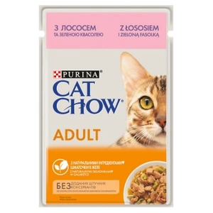Purina Cat Chow Adult Saumon et haricots verts 85g