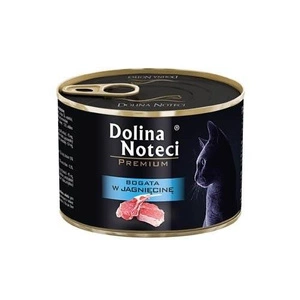 Dolina Noteci Premium pour chats riche en agneau 185g x12