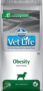 Farmina Vet Life Canine Obesity 12kg+Surprise grauite pour chien