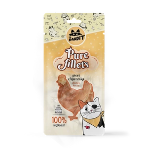 Mr Bandit Pure Fillets poitrine de poulet 30g