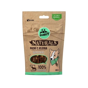 MR. BANDIT NATURALS - lanières de cerf 100% viande 80 g