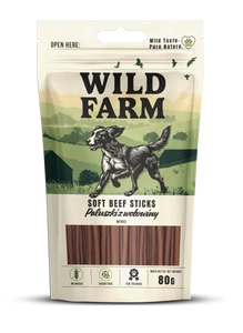WILD FARM bâtonnets de bœuf 80 g friandise pour chien