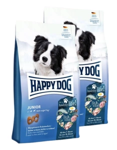 HAPPY DOG FitVital Junior, nourriture sèche, pour chiots, 7-18 mois, 2x10 kg