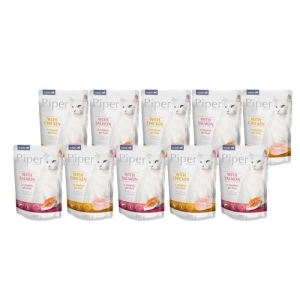 Dolina Noteci Piper pour chats au saumon 20x100g Mix