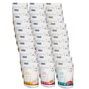 Dolina Noteci Piper pour chats au saumon 30x100g MIX