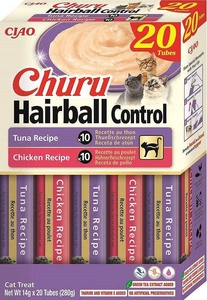 INABA Churu Hairball Control pour chats - 20x14 g