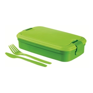 CURVER Bento avec couverts, Vert, Lunch & Go, verte