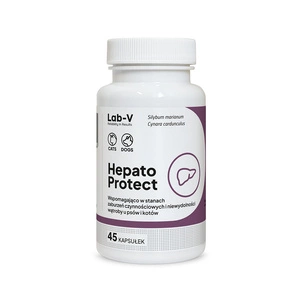 LAB-V Hepato Protect - Soutien à la fonction hépatique pour chiens et chats 45 capsules