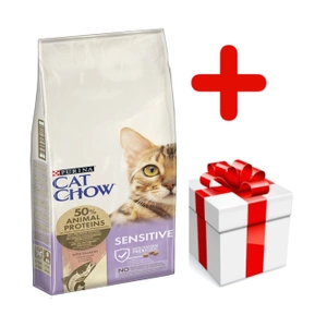 PURINA Cat Chow Special Care Sensitive 15kg +Surpise